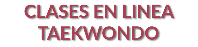 CLASES EN LINEA TAEKWONDO